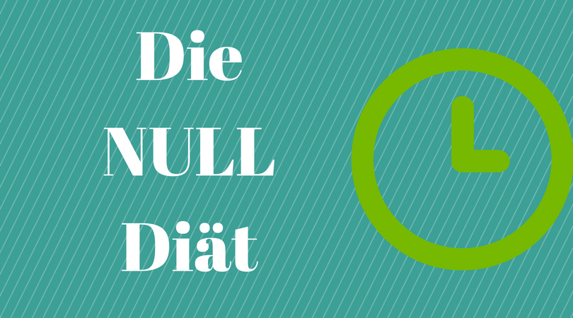 Nulldiät zum Abnehmen